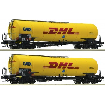 Roco 76024 2er Set Kesselwag. DHL