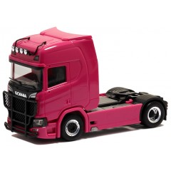 Herpa Exclusief Scania CR HD V8 Magenta met BullBarr en lampen