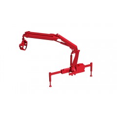 Herpa 054140 Hiab X-HIPRO 232 E-3 + Greifer rood