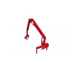 Herpa 054157 Hiab X-HIPRO 232 E-3 holztransporter rood