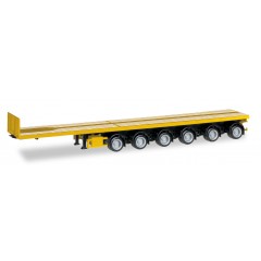 Herpa 076715-004 Nooteboom Ballasttrailer 6a geel 1:87