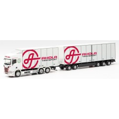 Herpa 315678 Scania CR 20 HD Schw.Co. Ahola Transport 1:87