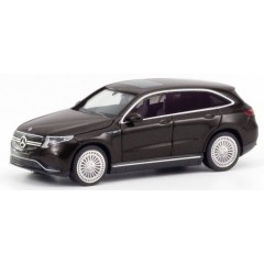 Herpa 430715-003 Mercedes Benz EQC AMG zwart metallic 1:87