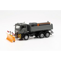 Herpa 315388 MAN TGS NN Winterdienstfahrzeug grijs / geel 1:87