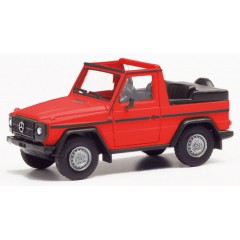 Herpa 420860-002 Mercedes Benz G Cabrio, rood 1:87