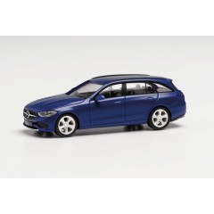 Herpa 430388-002 Mercedes Benz C Estate (C206) blauw metallic 1:87