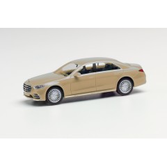 Herpa 430869-002 Mercedes Benz S (W223) goud metallic 1:87