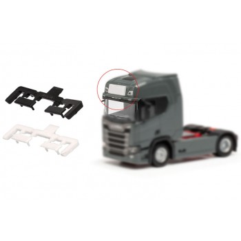 Herpa 054638 Lichtbak voor vrachtwagen (6 st. wit / 2 st. zwart) 1:87