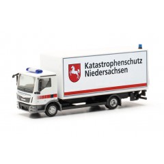 Herpa 097673 MAN TGL K-LKW met laadklep Katastrophenschutz Niedersachsen 1:87