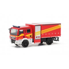 Herpa 097901 MAN TGM CC Gerätefahrzeug / hulpmiddelen voertuig Feuerwehr 1:87