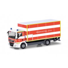 Herpa 098076 MAN TGM K.-LKW + laadklep Feuerwehr Düsseldorf 1:87