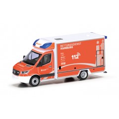 Herpa 098120 Mercedes Benz Sprinter 18 Feuerwehr Hamburg 1:87