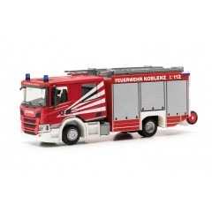 Herpa 098137 Scania Crewcab CP28 LF Feuerwehr Koblenz 1:87