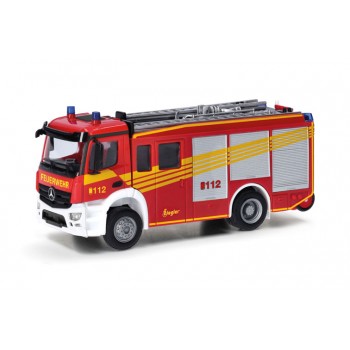 Herpa 098168 Mercedes Benz Actros S HLF 2000 Feuerwehr 1:87