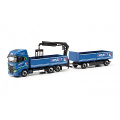 Herpa 315265 Iveco SWay P.Hz. + kraan Reinert Logistic 1:87