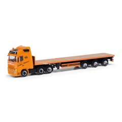 Herpa 318006 Volvo FH Gl. '20 6x2 + Teletrailer 3a. Spedition Hollenhorst 1:87