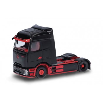 Herpa 318211 Mercedes Benz eActros 600 Procabin 2a, zwart/rood 1:87