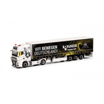 Herpa 318402 MAN TGX GX G.Sz. K.W. Panzer / Wir bewegen Deutschland 1:87