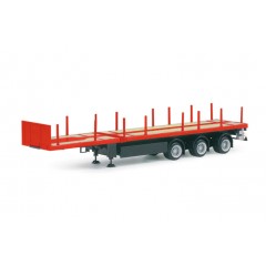 Herpa 076050-002 Nooteboom Teletrailer 3a rood 1:87