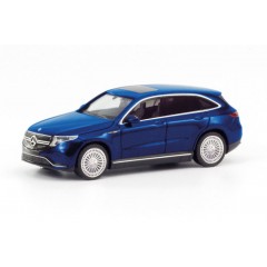 Herpa 430715-004 Mercedes Benz EQC AMG blauw metallic 1:87