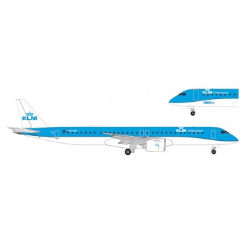 Herpa 536554-001 Embraer E195-E2 KLM Cityhopper (PH-NXM) (NL) 1:500