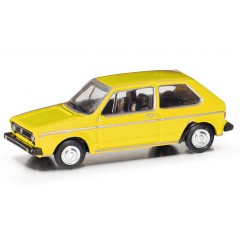 Herpa 066600-002 VW Golf I, geel 1:120