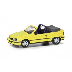 Herpa 421027 Opel Kadett E Gsi cabrio geel 1:87