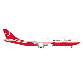 Herpa 537520 Boeing 7478 BBJ Turkey Government 1:500