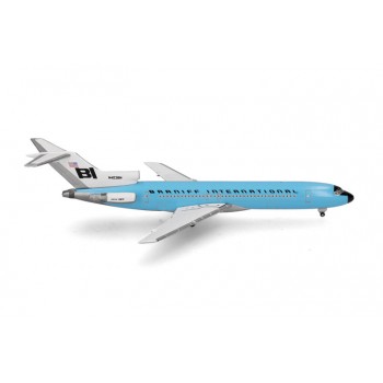 Herpa 537544 Boeing 727-200 Braniff International Solid New Dark Blue 1:500