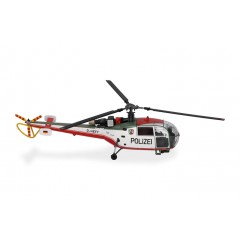 Herpa 580762 Sud Aviation SA 319 Alouette III Polizei Nordrhein Westfalen 1:72