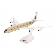 Herpa 614023 Boeing 707300 Braniff solid beige 1:144