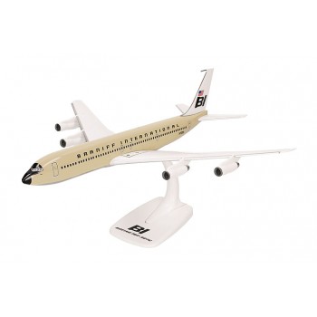 Herpa 614023 Boeing 707300 Braniff solid beige 1:144