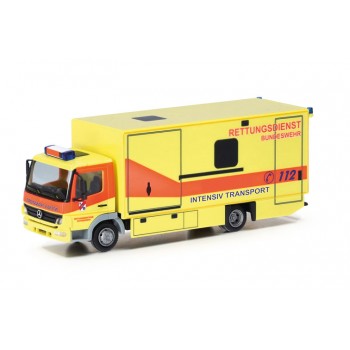 Herpa 747097 Mercedes Benz Atego K.-LKW Bundeswehrkrankenhaus 1:87