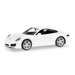 Herpa 028523002 Porsche 911 Carrera 2 Coupé, wit 1:87