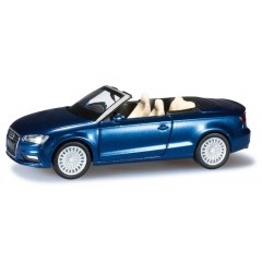 Herpa 038300 Audi A3 Cabrio, blauw perleffekt metallic