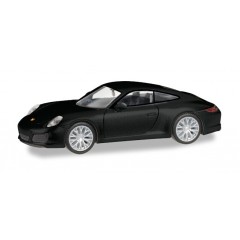 Herpa 038638002 Porsche 911 Carrera 4S, zwart metallic 1:87