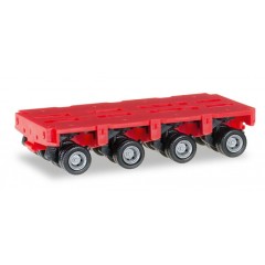 Herpa 053518-002 Goldhofer THP-SL 4a, rood 1:87