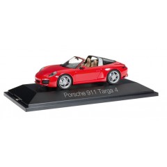 Herpa 071147 Porsche 911 Targa 4, indischrot (1:43)