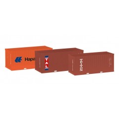 Herpa 076432-003 3x 20ft. Container Hapag Lloyd, TAL, Triton 1:87