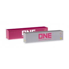 Herpa 076449005 Container set 2x40 ft. ONE / ONE