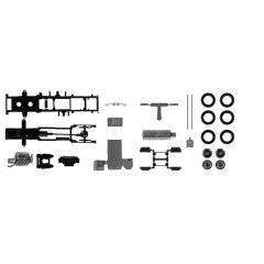 Herpa 084826 Scania CR / CS Lowliner chassis (2 st.)