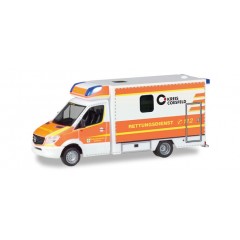 Herpa 093675 Mercedes Benz Sprinter Fahrtec Rettungsdienst Dülmen