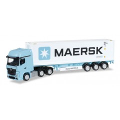 Herpa 305242 Mercedes Benz Actros G. C.Sz. 40ft. Maersk