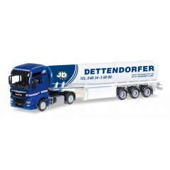 Herpa 307208 MAN TGX XXL Euro 6c BenzintankSattelzug "Dettendorfer" 1:87