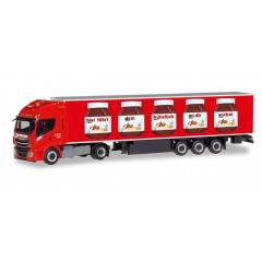 Herpa 310031 Iveco Stralis Hi-Way XP K.Sz. Nutella / Spedition Michel