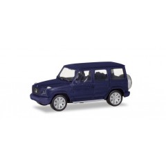 Herpa 430623002 Mercedes Benz G blauw metallic