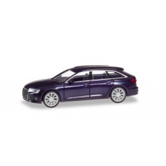 Herpa 430647-002 Audi A6 Avant, blauw metallic