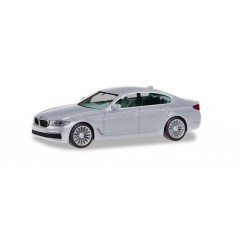 Herpa 430692002 BMW 5 Limo zilver metallic