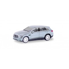 Herpa 430715002 Mercedes Benz EQC AMG, zilver metallic