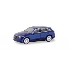 Herpa 430715 Mercedes Benz EQC AMG, blauw metallic